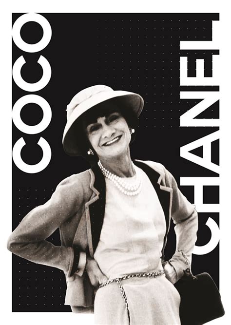 coco chanel poster with frame